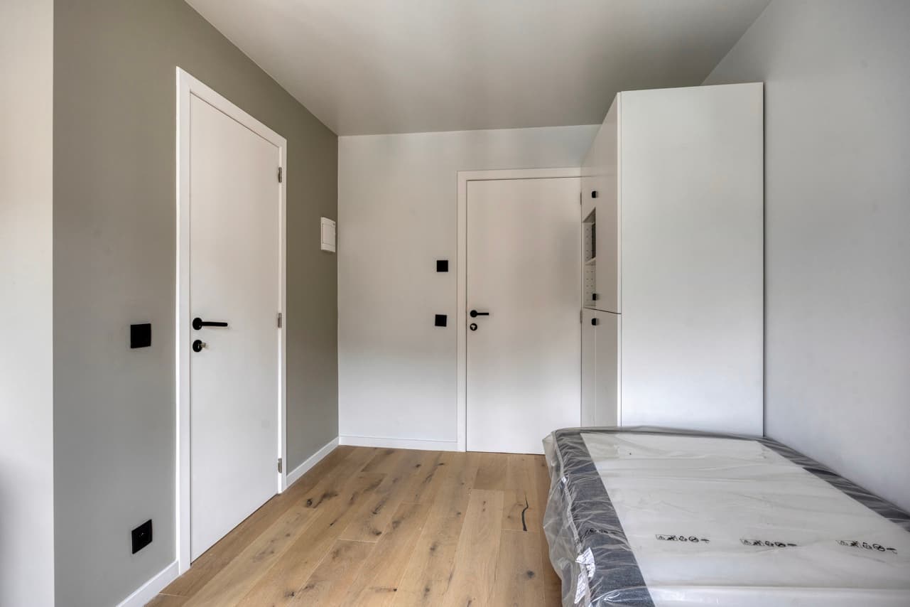 Interieur van een studentenkamer in Residentie Groenstraat